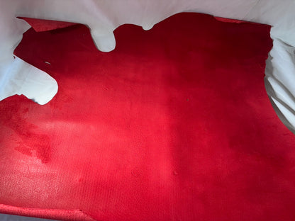 猪革(ヌメ)レッドカラー　Aランク78ds　1.7ｍｍ銀面あり　税込み価格　