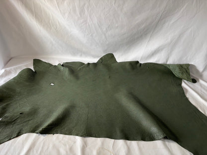 シカ革(ヌメ)ソフトタイプ　げんぶカラー　レザーAランク75ds　1.6ｍｍ　銀面あり