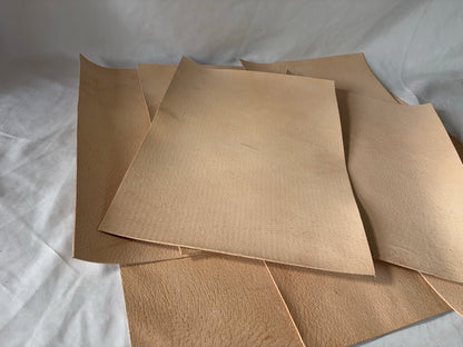 カットレザー１枚　猪生成り　Aランク　A3サイズ