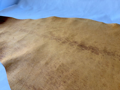 合計30枚限定シカ革セ ーム革ヌバック　20ds～30ds燻色カラーレザーAランク　0.6mm～0.8㎜