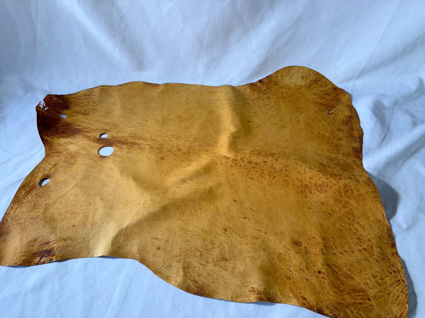 合計30枚限定シカ革セ ーム革ヌバック　20ds～30ds燻色カラーレザーAランク　0.6mm～0.8㎜