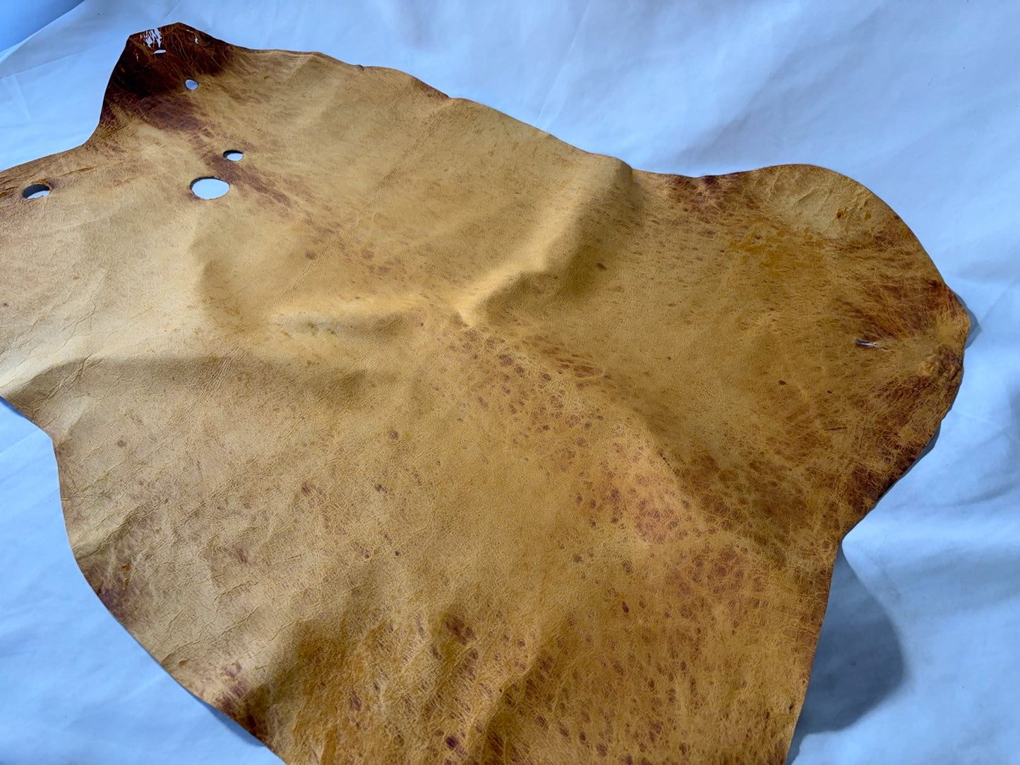 合計30枚限定シカ革セ ーム革ヌバック　30ds～40ds燻色カラーレザーAランク　0.6mm～0.8㎜