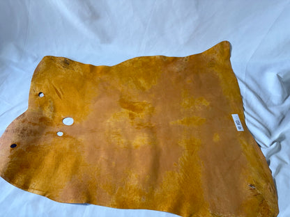 合計30枚限定シカ革セ ーム革ヌバック　30ds～40ds燻色カラーレザーAランク　0.6mm～0.8㎜