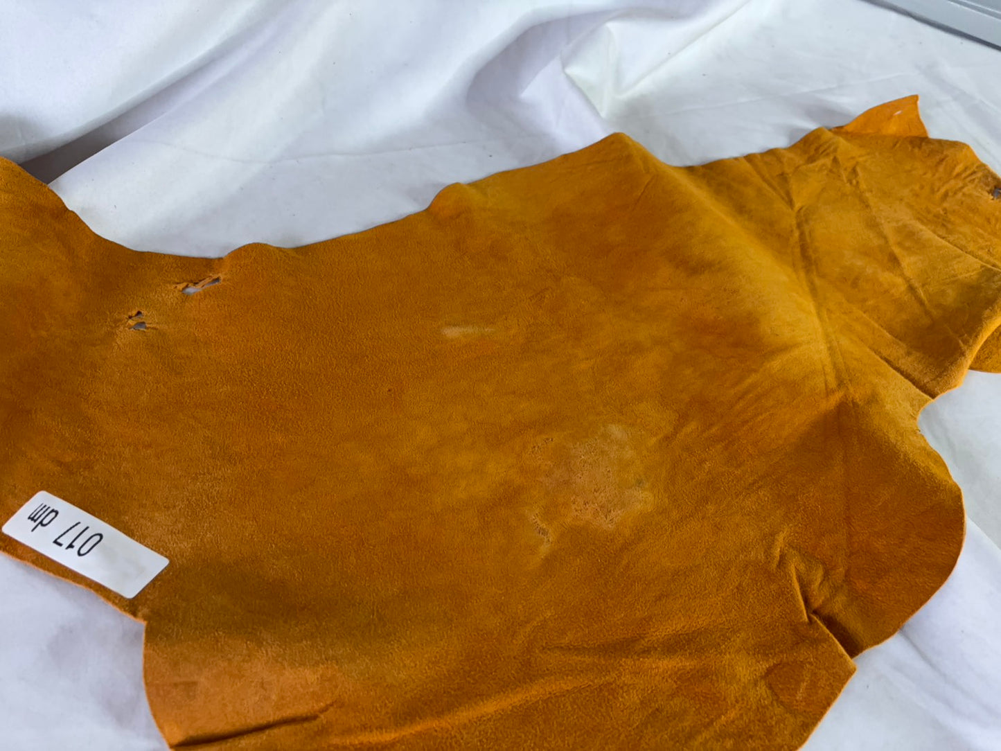 合計30枚限定シカ革セ ーム革ヌバック　10ds～20ds燻色カラーレザーAランク　0.6mm～0.8㎜