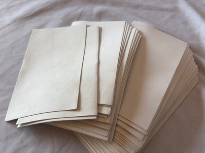 セーム革ライトモデル　ヌバック生成り　カットレザー　1枚