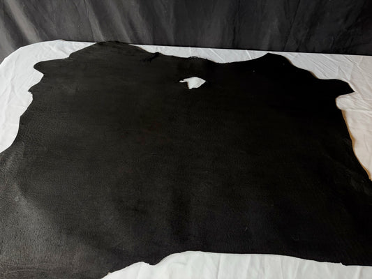 猪革(ヌメ)　ブラックカラー　Aランク70ds　1.5ｍｍ銀面あり　税込み価格