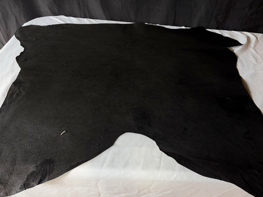 猪革(ヌメ)　ブラックカラー　Aランク78ds②　1.5ｍｍ銀面あり　税込み価格